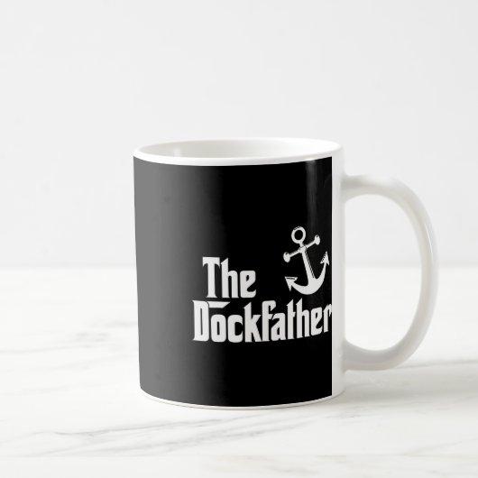 Der Dockvater Funny Boat Vater Capt Kaffeetasse (Rechts)