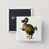 Der Dodo-Vogel Button (Vorne & Hinten)
