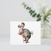 Der Dodo-Vogel Postkarte (Stehend Vorderseite)