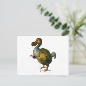 Der Dodo-Vogel Postkarte (Stehend Vorderseite)