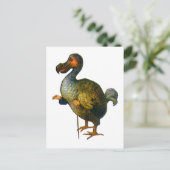 Der Dodo-Vogel Postkarte (Stehend Vorderseite)