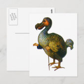 Der Dodo-Vogel Postkarte (Vorne/Hinten)