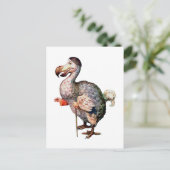 Der Dodo-Vogel Postkarte (Stehend Vorderseite)