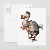 Der Dodo-Vogel Postkarte (Vorne/Hinten)