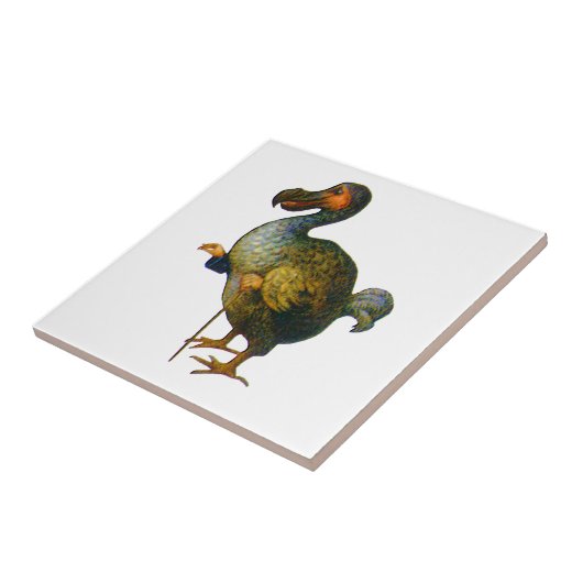 Der dodo-Vogel von der Alicen im Wunderland Fliese (Seite)