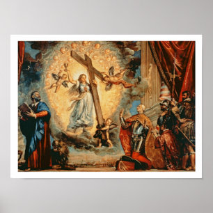 Der Doge Grimani kniet vor dem Glauben Poster