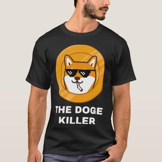 Der Doge Killer Shiba Inu Token Coin Shib Crypto H T-Shirt (Vorderseite)