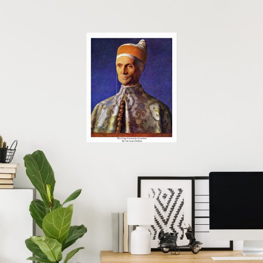 Der Doge Leonardo Loredan von Giovanni Bellini Poster (Heimbüro)