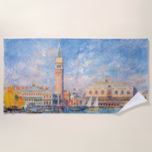 Der Dogenpalast, Venedig von Renoir Strandtuch