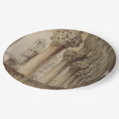 Der Dogenpalast (von John Ruskin) Pappteller (Schrägansicht)