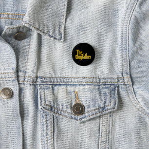 Der Dogfather - Hunde-Vater Vatertagsgeschenk Button