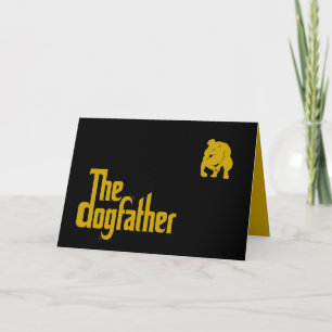 Der Dogfather Hundekot Scooping Hund Papa Vatertag Karte