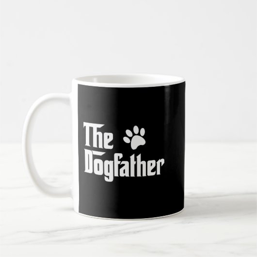Der Dogvater Best Dog Vater je Funny Dog Vater Fat Kaffeetasse (Links)