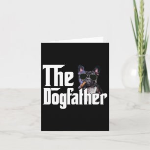 Der Dogvater, der Besitzer des Bulldoggen Dogs Lov Karte