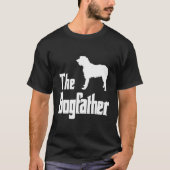 Der Dogvater Funny Dog Gabe Funny Irish Wolfhound T-Shirt (Vorderseite)