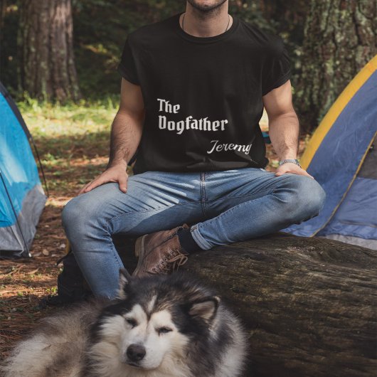 Der Dogvater Funny Dog Lover Geschenk für Männer T-Shirt