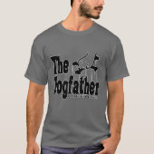 Der Dogvater Funny Niedlich Hund Vater Vater Besit T-Shirt (Vorderseite)
