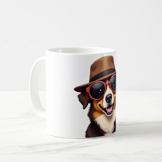Der Dogvater Kaffeetasse (Vorderseite Links)