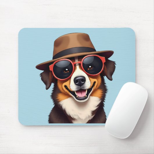 Der Dogvater Mousepad (Mit Mouse)