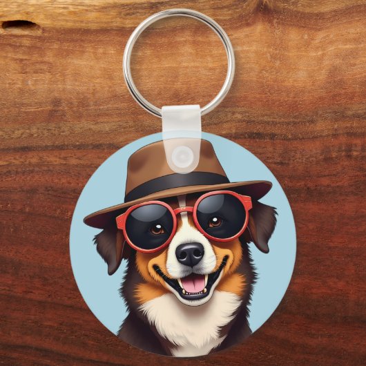 Der Dogvater Schlüsselanhänger (Rückseite)