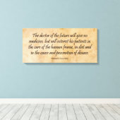 Der Doktor der Zukunft Leinwanddruck (Insitu (Holzboden))