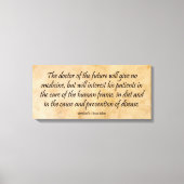 Der Doktor der Zukunft Leinwanddruck (Vorderseite)