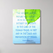 Der Doktor des zukünftigen Leaf-Wasserfalls Leinwanddruck (Vorderseite)