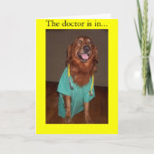 Der Doktor ist da... Karte (Vorderseite)