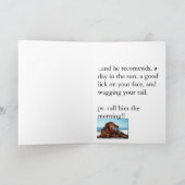 Der Doktor ist da... Karte (Innenseite)