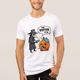 "Der Doktor ist da" Pestdoktor Tri-Blend Shirt