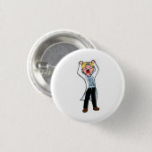Der Doktor ist herein Button (Vorne & Hinten)