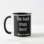 Der Dollar stoppt hier! Harry S Truman Tasse (Links)