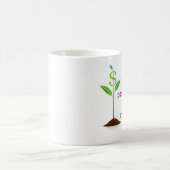 Der Dollar stoppt nicht hier! Kaffeetasse (Mittel)