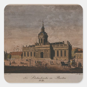 Der Dom, Berlin Quadratischer Aufkleber