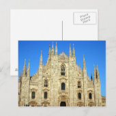 Der Dom, die Mailänder Kathedrale Postkarte (Vorne/Hinten)