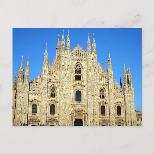 Der Dom, die Mailänder Kathedrale Postkarte (Vorderseite)