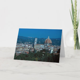 Der Dom Florenz Dankeskarte