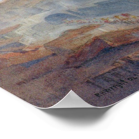 Der Dom, Siena, 1902 Poster (Ecke)