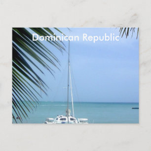 Der dominikanische Strand Postkarte