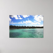 ​ der Dominikanischen Republik Leinwanddruck (Vorderseite)