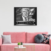 Der Don-Bleistift Zeichnend Leinwanddruck (Insitu (Wohnzimmer))