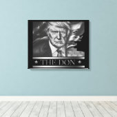 Der Don-Bleistift Zeichnend Leinwanddruck (Insitu (Holzboden))