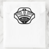 Der Donaldson Network Oval Aufkleber (Tasche)