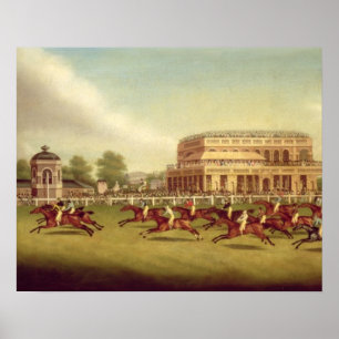 Der Doncaster St. Leger von 1812 - Der Finish (aft Poster