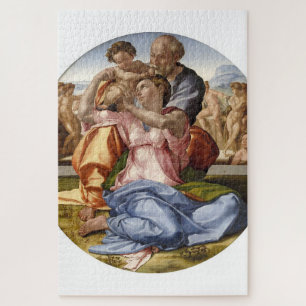 Der Doni Tondo: Michelangelos Heilige Familie Puzzle