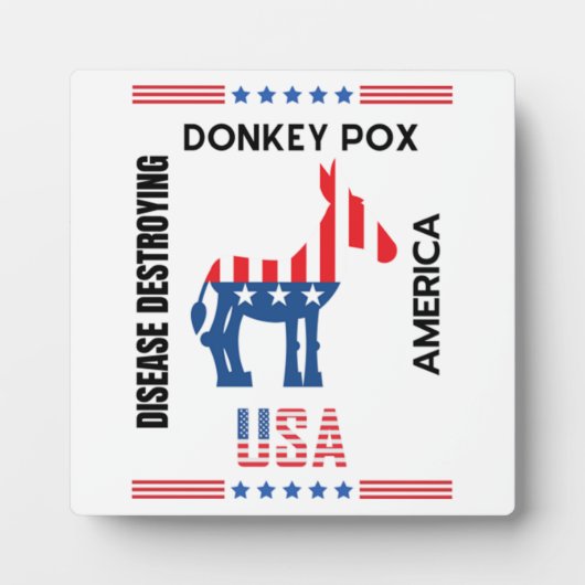 Der Donkey pox die Krankheit, die Amerika lieblich Fotoplatte (Vorderseite)