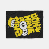 Der Don't Have A Cow Mann Fleecedecke (Vorderseite (Horizontal))