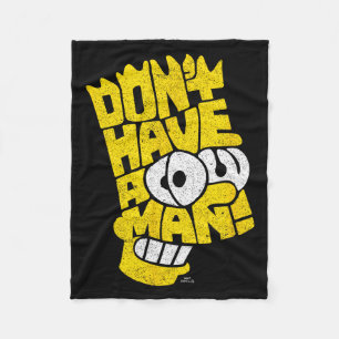 Der Don't Have A Cow Mann Fleecedecke