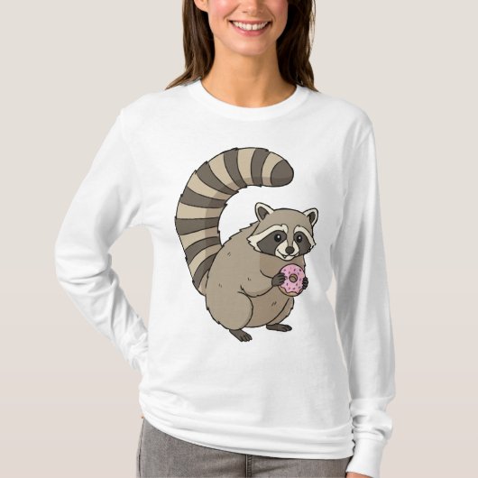 Der Donut-Dieb-T - Shirt (Vorderseite)