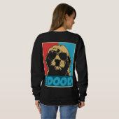 der Dood Aufdruck Sweatshirt (Schwarz voll)